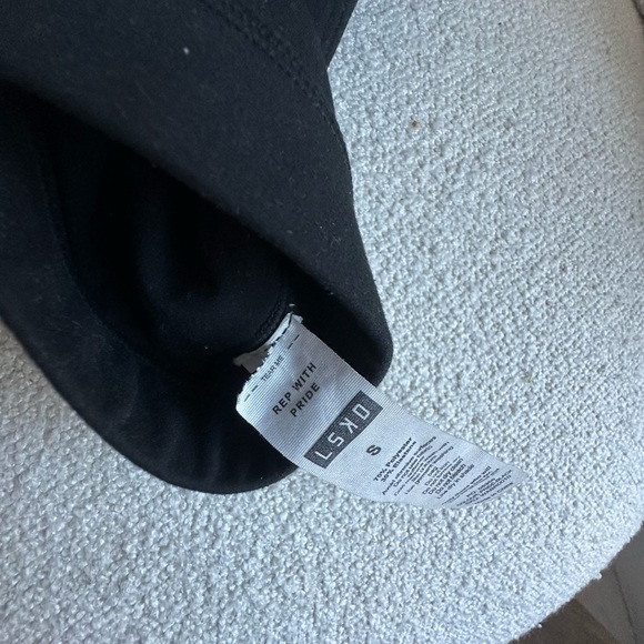 LSKD Black Sports Bra with Colorful Logo - Picture 4 of 5